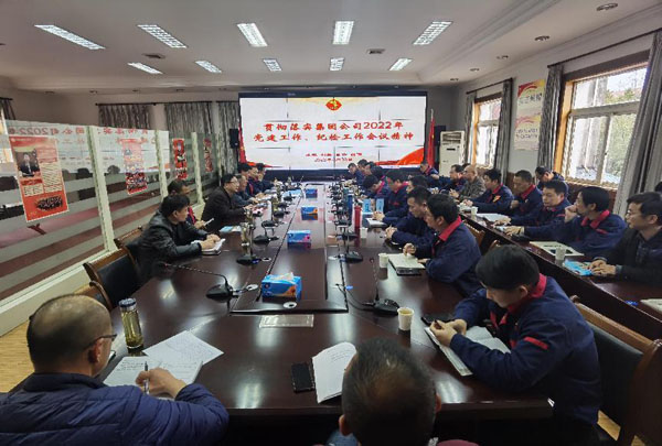 公司召開會議傳達(dá)集團(tuán)公司黨建工作、紀(jì)檢工作會議精神