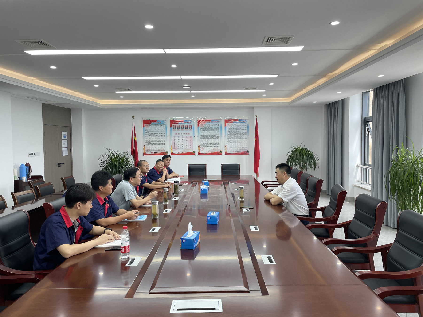 集團(tuán)公司黨委委員、總工程師周俊到公司調(diào)研 