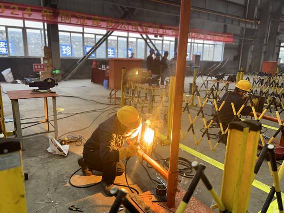 公司舉辦電焊工、電工技術(shù)比武