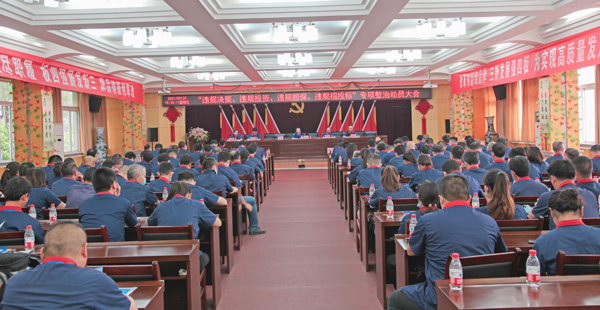 公司召開“違規(guī)決策、違規(guī)投資、違規(guī)擔(dān)保、違規(guī)招投標(biāo)”專項整治動員大會